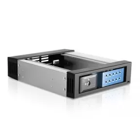 מתאם iStarUSA 5.25" to 3.5" SAS/SATA 6G Hot-swap Blue BPN-DE110SS-BL מתאם iStarUSA 5.25" to 3.5" SAS/SATA 6G Hot-swap Blue BPN-DE110SS-BL