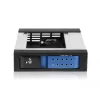 Адаптер iStarUSA 5.25" to 3.5" SAS/SATA 6G Hot-swap Blue BPN-DE110SS-BL