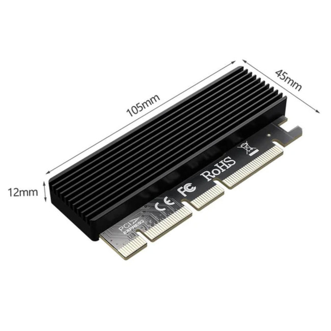 Adapter ACASIS NVMe M.2 32Gbps to PCIe X16/X8/X4 Card With Heatsink AC-P16