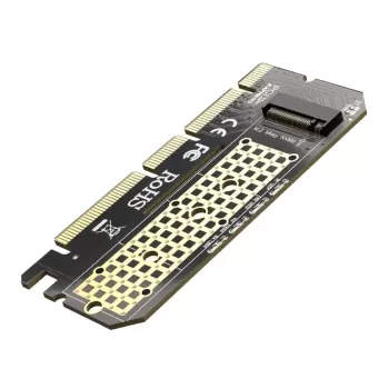 Adapter ACASIS NVMe M.2 32Gbps to PCIe X16/X8/X4 Card With Heatsink AC-P16 Adapter ACASIS NVMe M.2 32Gbps to PCIe X16/X8/X4 Card With Heatsink AC-P16
