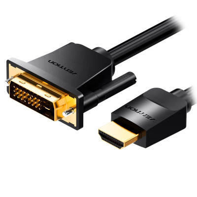 Кабель Vention HDMI to DVI Gold Plated 2M Cable ABFBH Кабель Vention HDMI to DVI Gold Plated 2M Cable ABFBH