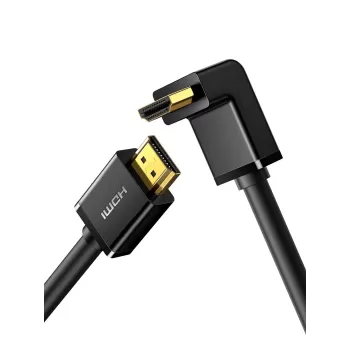 כבל UGREEN HDMI 2.0 4K/60Hz 90° Gold Plated 2m Cable 10173