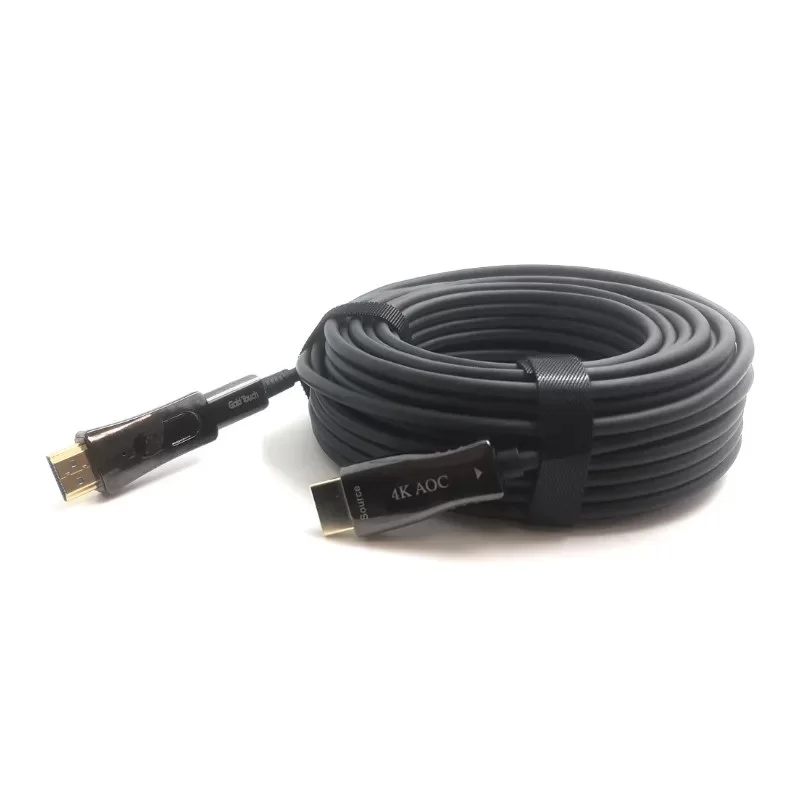 Cable Gold Touch Fiber Optic AOC HDMI 2.0 4K@60Hz Cable 20m CH-HD-AOC-20