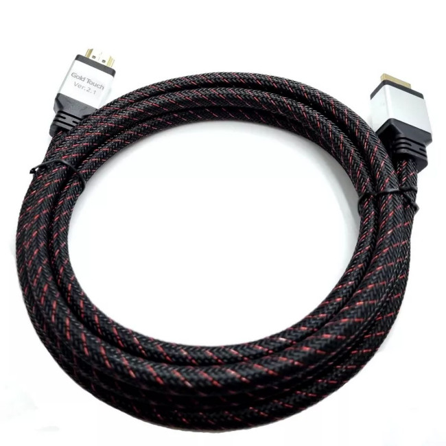 Cable Gold Touch HDMI 2.1V 8K@60Hz Cable 2m CH-HD2.1-2.. Cable Gold Touch HDMI 2.1V 8K@60Hz Cable 2m CH-HD2.1-2..