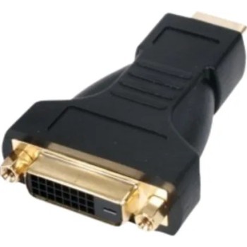 כבל מתאם HDMI זכר ל- DVI נקבה מוזהב