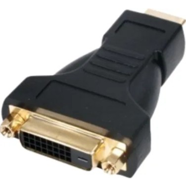 כבל מתאם HDMI זכר ל- DVI נקבה מוזהב כבל מתאם HDMI זכר ל- DVI נקבה מוזהב