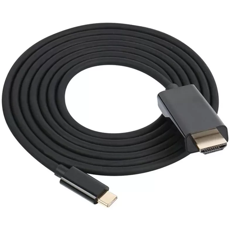 Cable USB-C to HDMI 4K@30Hz 1.8m black