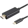 Cable USB-C to HDMI 4K@30Hz 1.8m black