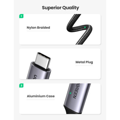 Cable UGREEN USB-C To HDMI 2.0 4k/60Hz 1.5m Cable 50570 Cable UGREEN USB-C To HDMI 2.0 4k/60Hz 1.5m Cable 50570