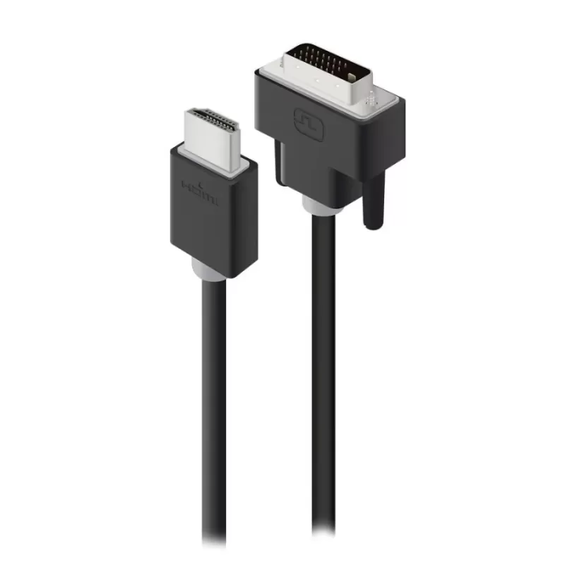 ALOGIC DVI-D (out) to HDMI (in) Pro Series 2m Cable DVI-HDMI-02-MM