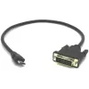 Cable Gold Touch Mini HDMI To DVI Cable 0.45m CH-MINI-HD-DVI-045 Color:black