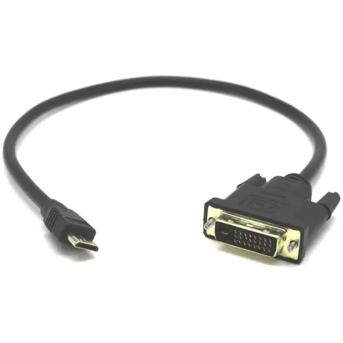 Cable Gold Touch Mini HDMI To DVI Cable 0.45m CH-MINI-HD-DVI-045 Color:black