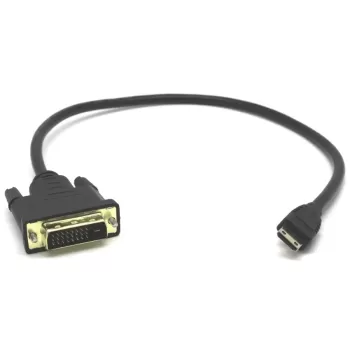 Cable Gold Touch Mini HDMI To DVI Cable 0.45m CH-MINI-HD-DVI-045 Color:black