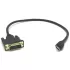כבל Gold Touch Mini HDMI To DVI Cable 0.45m CH-MINI-HD-DVI-045 צבע שחור
