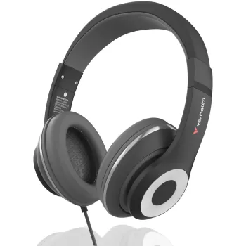Wired Headphones Verbatim TruSound USB-C Headset Color:black