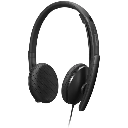 Проводные наушники Lenovo Wired VoIP Headset (Teams) Цвет:чёрный