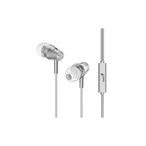 Наушники-Пуговицы Металлического Оттенка Genius HS-M360 silver
