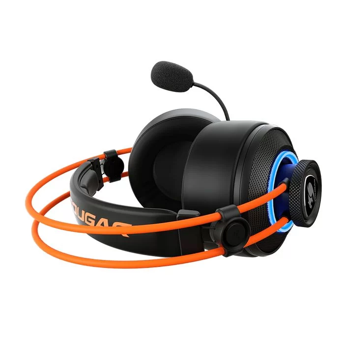 אוזניות גיימינג COUGAR IMMERSA PRO Prix צבע שחור, כתום