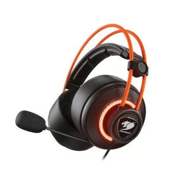 אוזניות גיימינג COUGAR IMMERSA PRO Prix צבע שחור, כתום