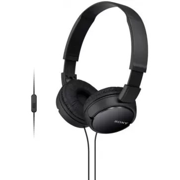 Wired On-Ear Headphones With Microphone Sony MDR-ZX110APB black