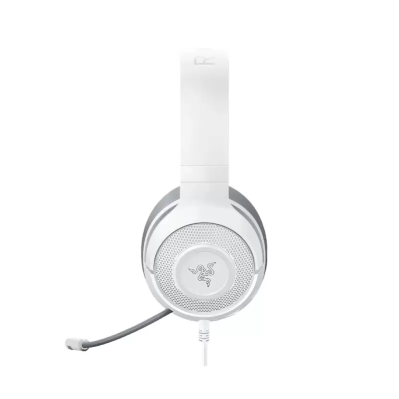אוזניות גיימינג חוטיות RAZER Kraken X Mercury לבן