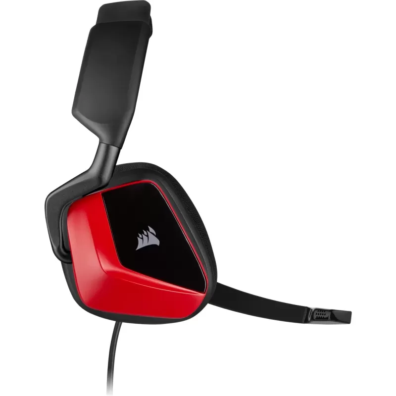 Wired Gaming Headset with Built-in Microphone Corsair VOID ELITE SURROUND Premium Gaming Headset with 7.1 Surround Sound - Cherry Color:black