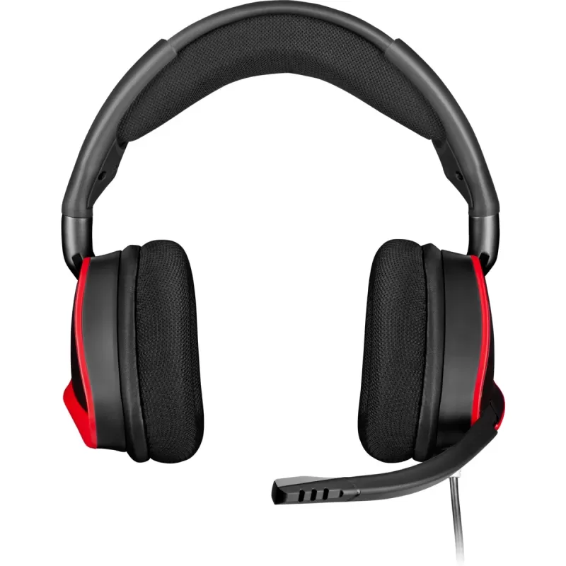 Wired Gaming Headset with Built-in Microphone Corsair VOID ELITE SURROUND Premium Gaming Headset with 7.1 Surround Sound - Cherry Color:black