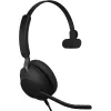 אוזניות קשת מונו חוטיות עם מיקרופון מובנה Jabra Evolve2 40 MS Mono USB-A Headset צבע שחור