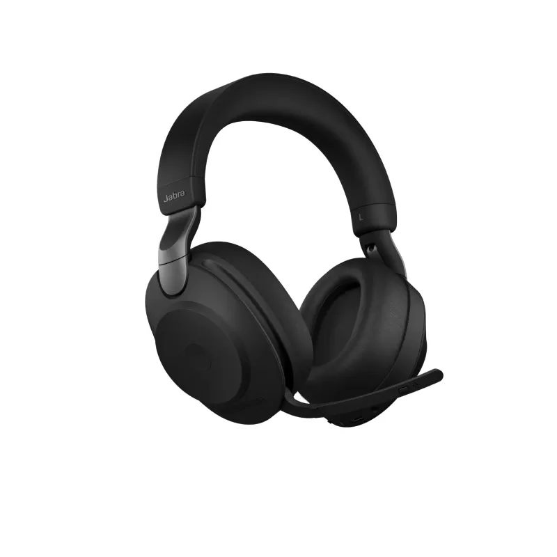 Wireless headband headphones with built-in microphone and charging station Jabra Evolve2 85 MS USB-A