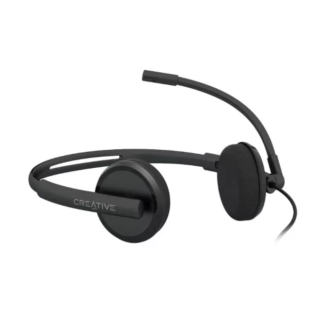 Проводные USB-наушники Creative HS-220 - USB Headset with Noise-cancelling Mic and Inline Remote Цвет:чёрный