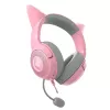 אוזניות גיימינג חוטיות RAZER KRAKEN KITTY V2 ורוד