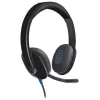 אוזניות חוטיות Logitech USB H540 צבע שחור