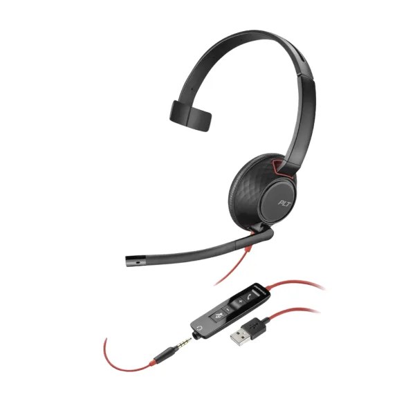 Poly Blackwire C5210 USB-A Цвет:чёрный Poly Blackwire C5210 USB-A Цвет:чёрный