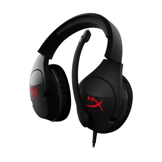 אוזניות גיימינג Kingston Cloud Stinger Gaming Headset for PC & PS4 צבע שחור, אדום