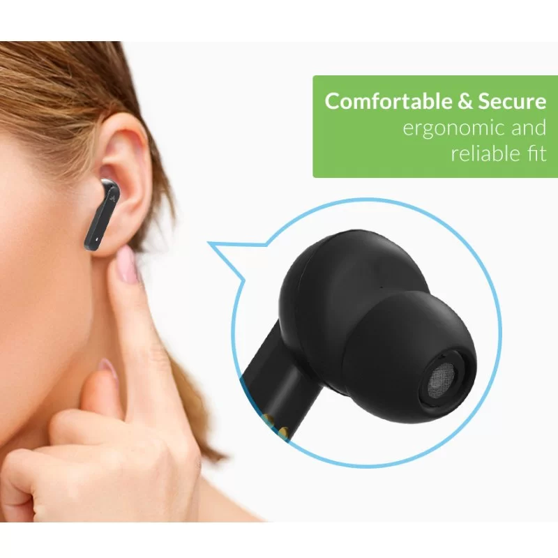 Наушники-Вкладыши Bluetooth Avantree TWS120 True Wireless Цвет:чёрный