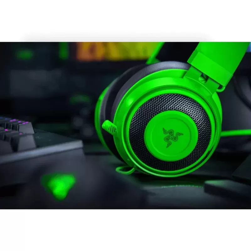 Wired Gaming Headphones RAZER KRAKEN green