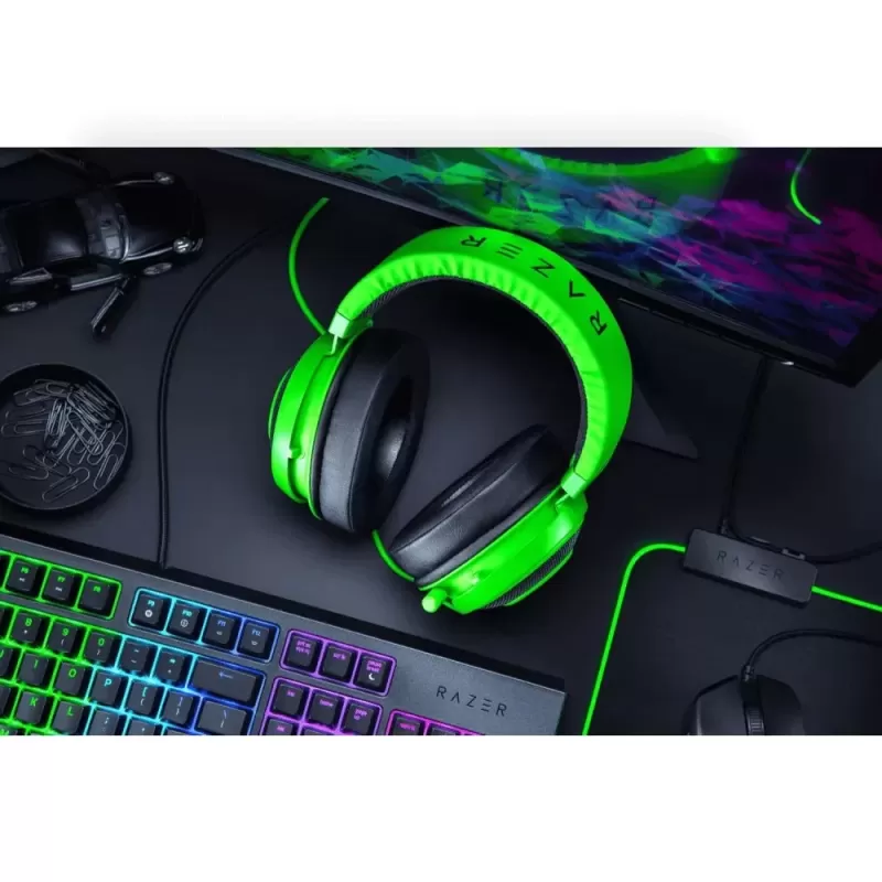 Wired Gaming Headphones RAZER KRAKEN green