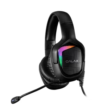 Проводные Игровые Наушники Galax (SNR-04) USB 7.1 Channel RGB Цвет:чёрный