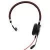 אוזניות קשת מונו חוטיות עם מיקרופון מובנה Jabra Evolve 40 MS Mono USB-A Headset צבע שחור
