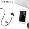 Наушники со встроенным микрофоном, подходящие для занятий спортом (Earbuds) Avantree Wired Headphones & Mic – Earbuds With In-line Control Цвет:чёрный
