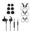 Наушники со встроенным микрофоном, подходящие для занятий спортом (Earbuds) Avantree Wired Headphones & Mic – Earbuds With In-line Control Цвет:чёрный