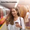 Наушники со встроенным микрофоном, подходящие для занятий спортом (Earbuds) Avantree Wired Headphones & Mic – Earbuds With In-line Control Цвет:чёрный