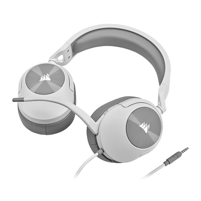 Проводные игровые наушники с оголовьем и встроенным микрофоном. Corsair HS55