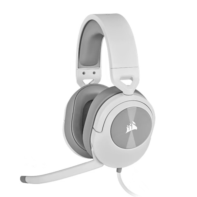 Проводные игровые наушники с оголовьем и встроенным микрофоном. Corsair HS55 Проводные игровые наушники с оголовьем и встроенным микрофоном. Corsair HS55