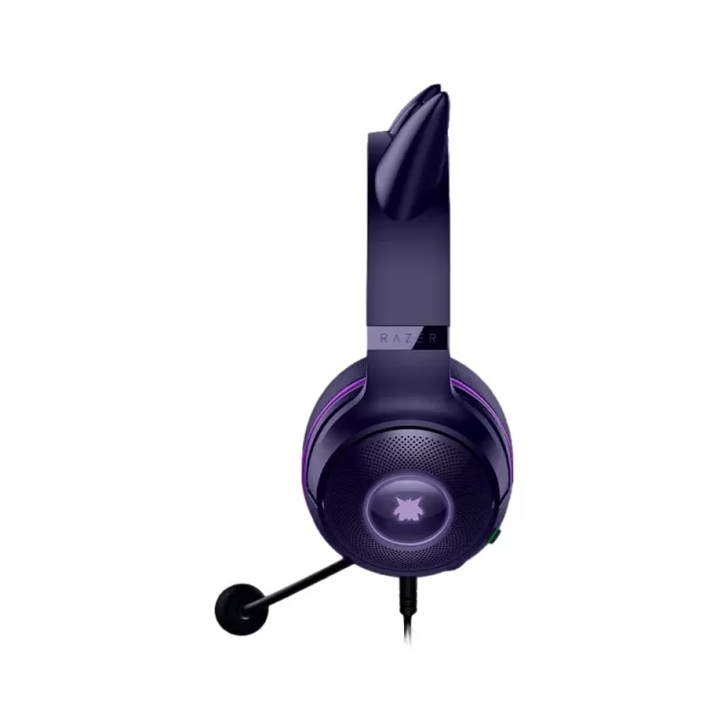 אוזניות גיימינג חוטיות RAZER Kraken Kitty V2 Gengar Edition