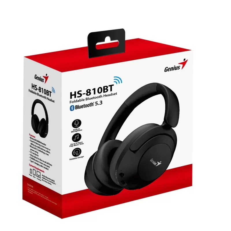 אוזניות אלחוטיות Genius HS-820BT