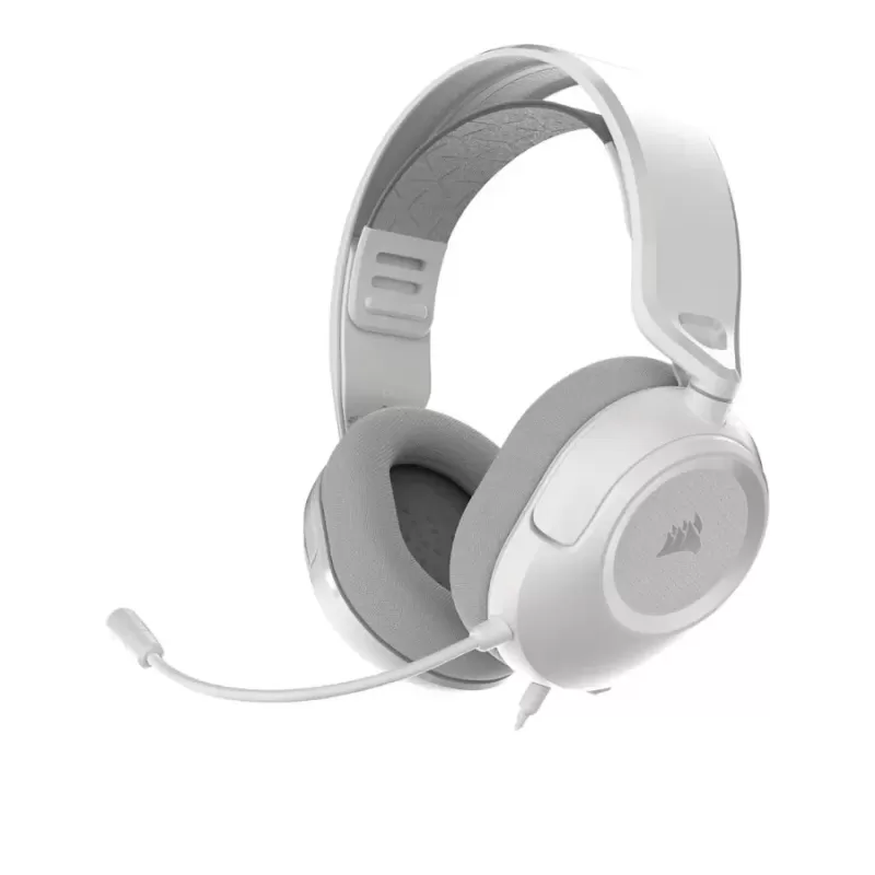 אוזניות גיימינג חוטיות Corsair HS35 v3 לבן