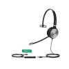 אוזנייה חוטית Yealink UH36 Mono USB-C צבע שחור, כסוף