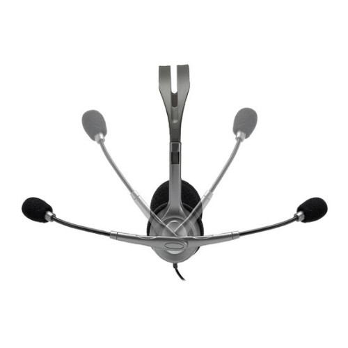 Headphones Logitech Headset H110 Color:black, silver