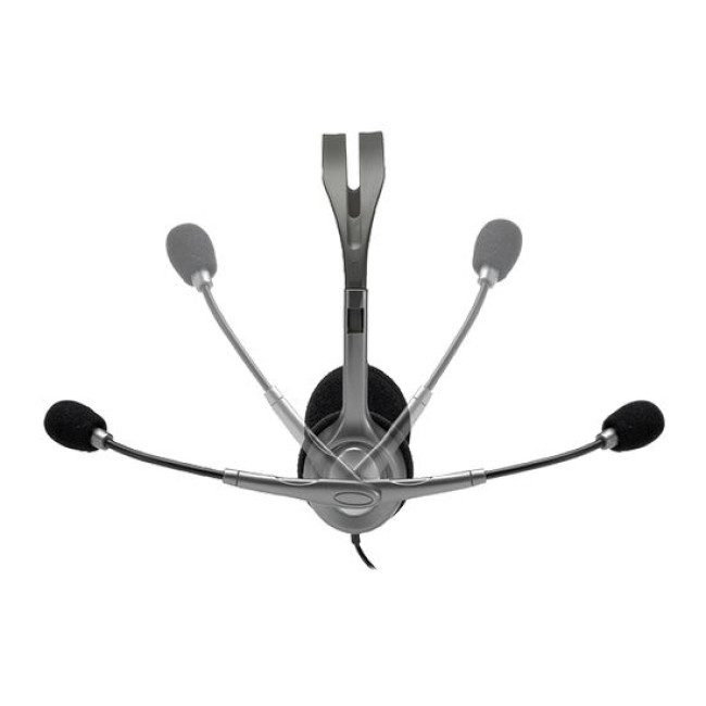 Наушники Logitech Headset H110 Цвет:черный, серебряный